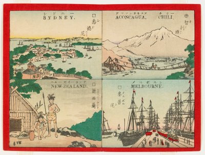 Famous Places in the World - Australasia, 1887 by Inoue Yasuji